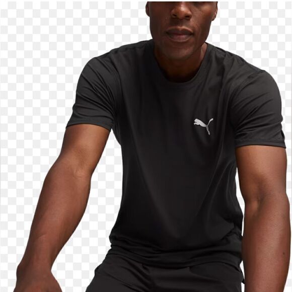 PUMA Men's Run Favorite Moisture Wicking Long-Sleeve T-Shirt Running Black XXL - Picture 3 of 6